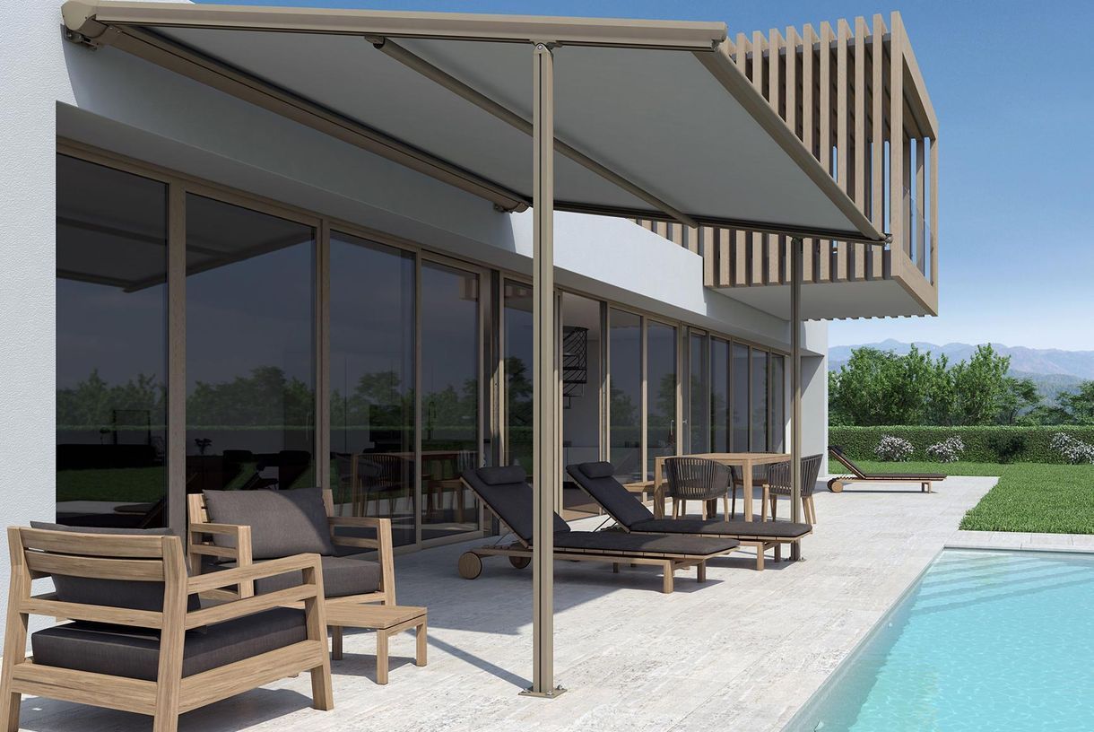 Haus mit Wintergarten