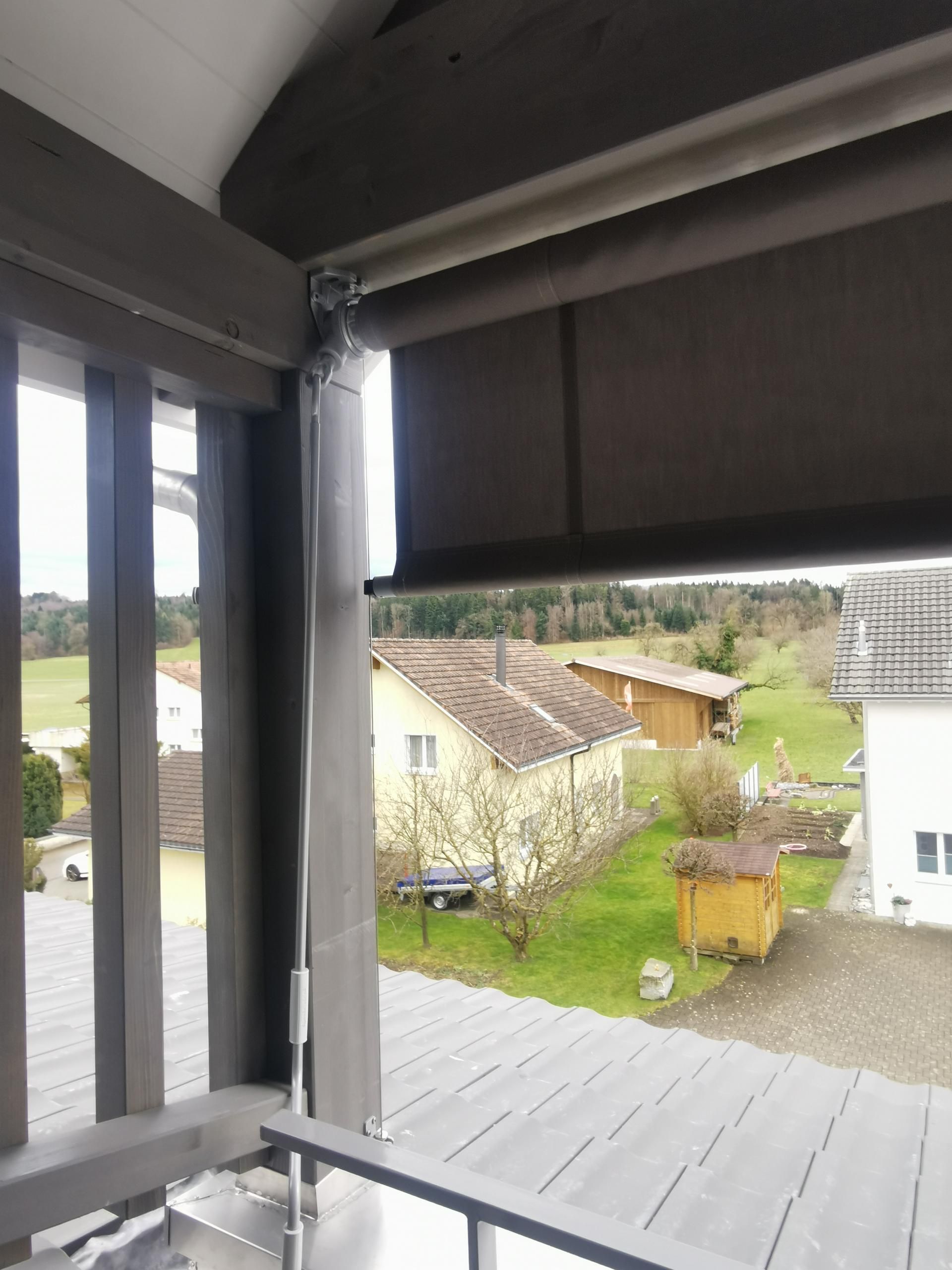 Haus mit Blick nach draussen