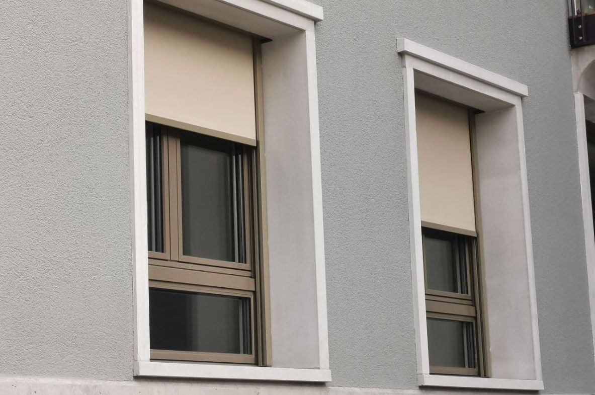 Sonnenschutz auf einem Balkon