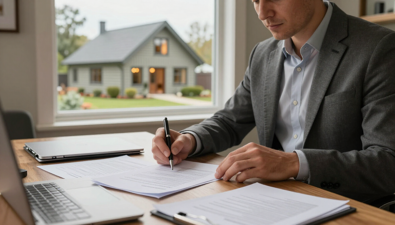 Reviewing legal documents for holiday rental