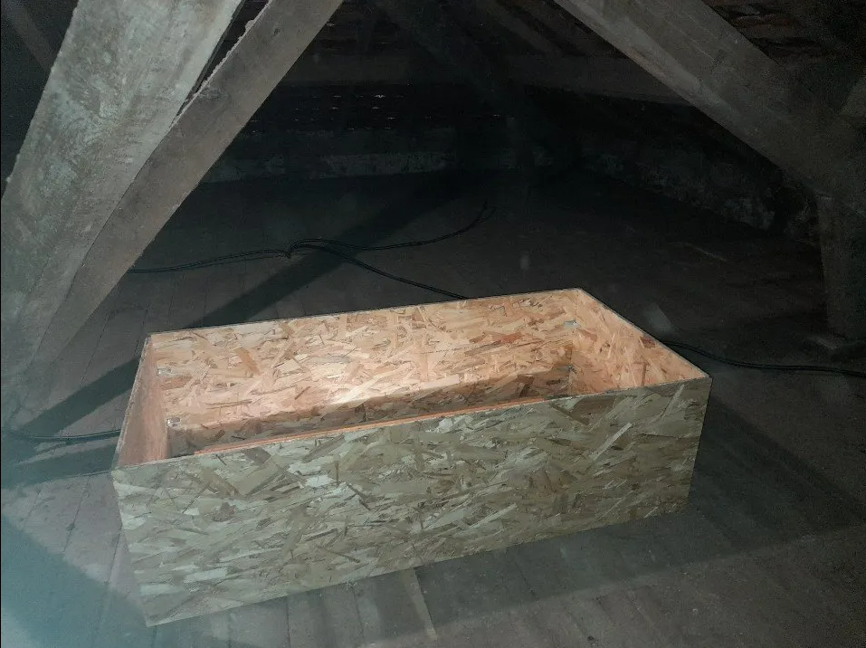 Trappe cheminée avant travaux