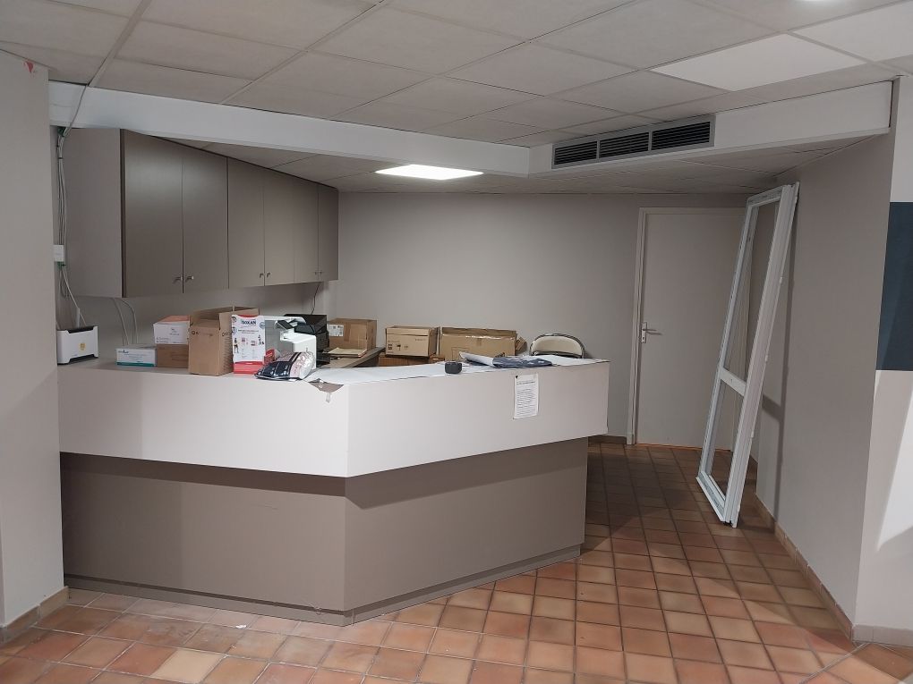 Bureau en cours de travaux