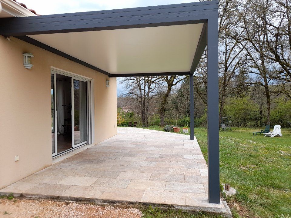 Pergola pendant travaux