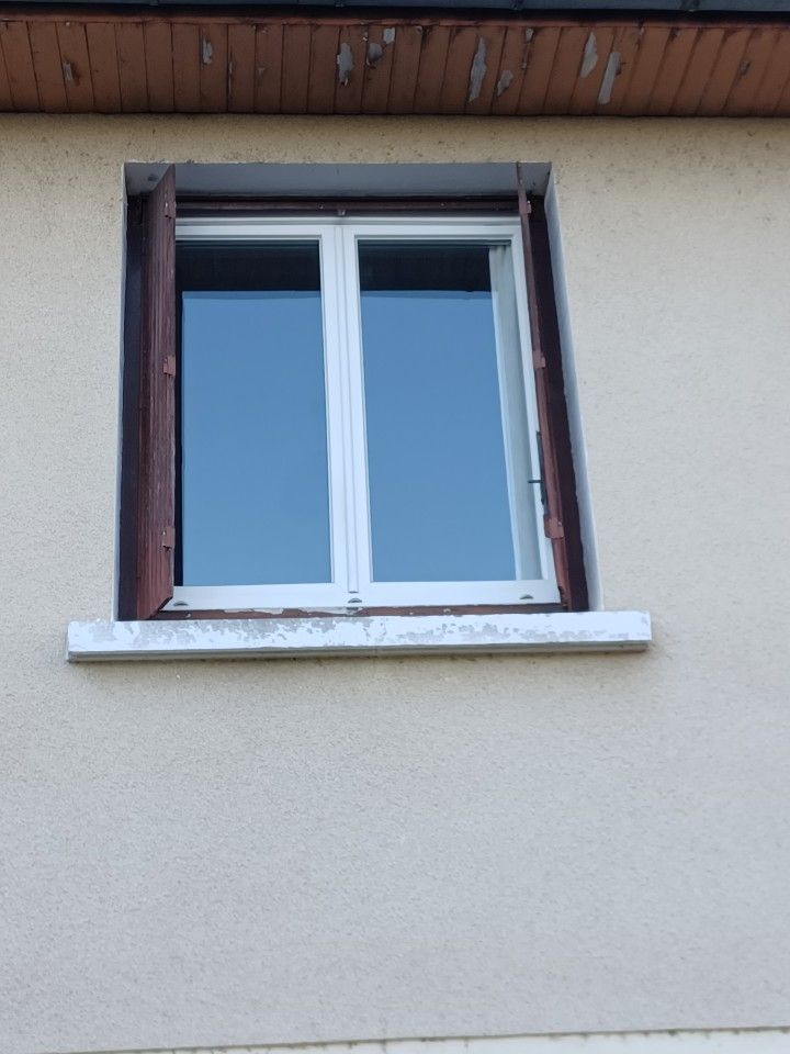 Volet couleur bois avant travaux