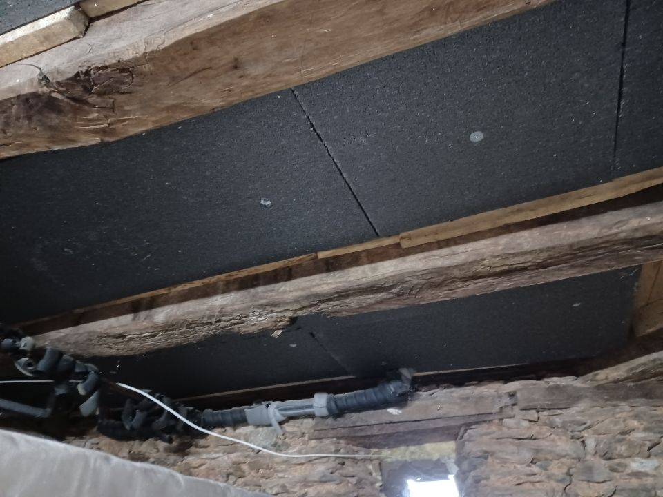 Isolation plafond garage