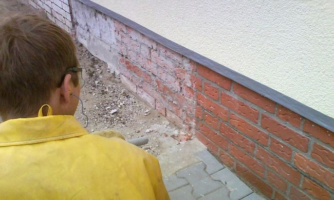 Fassadenbearbeitung