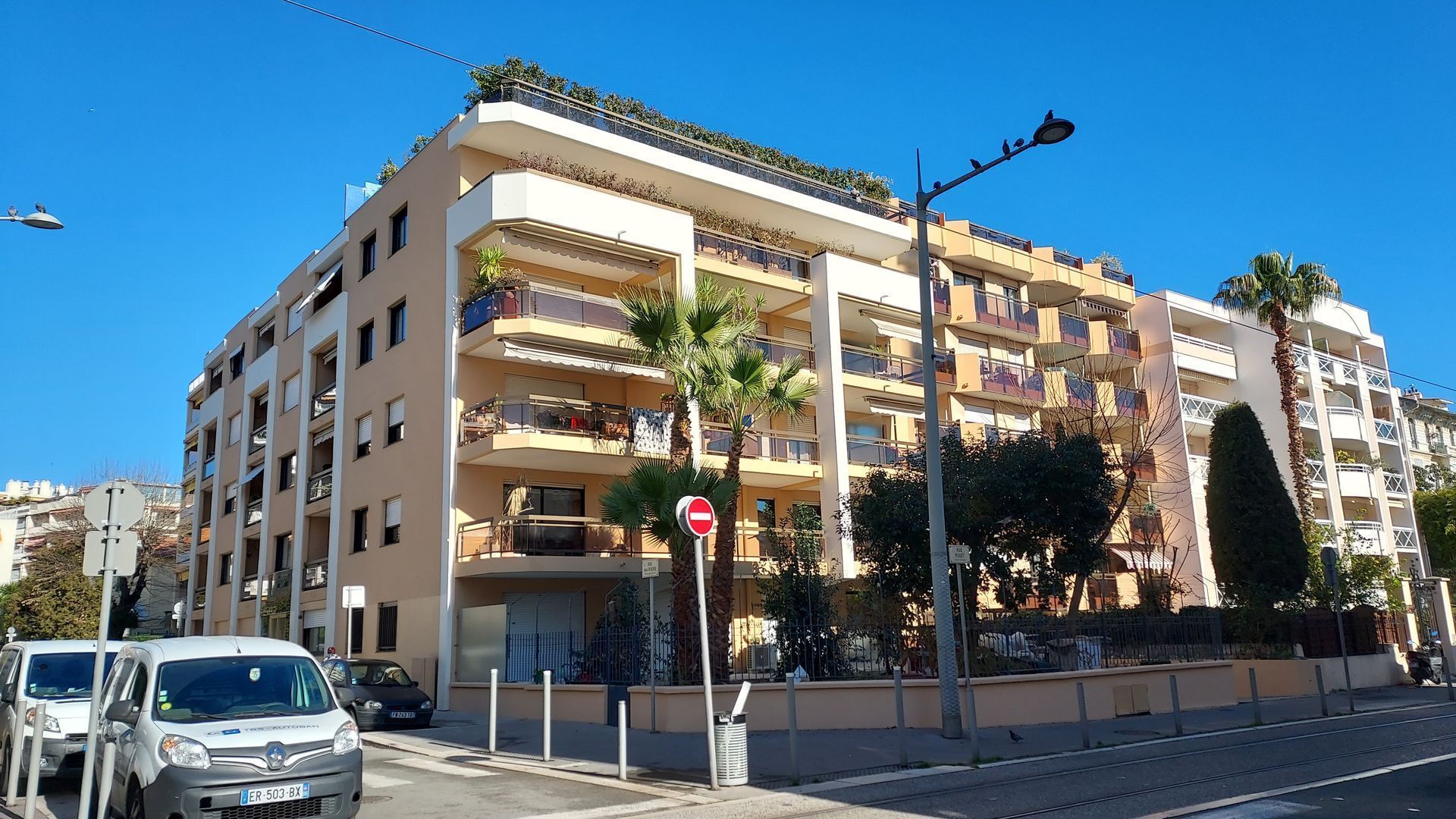 Façade d'immeuble remise à neuf