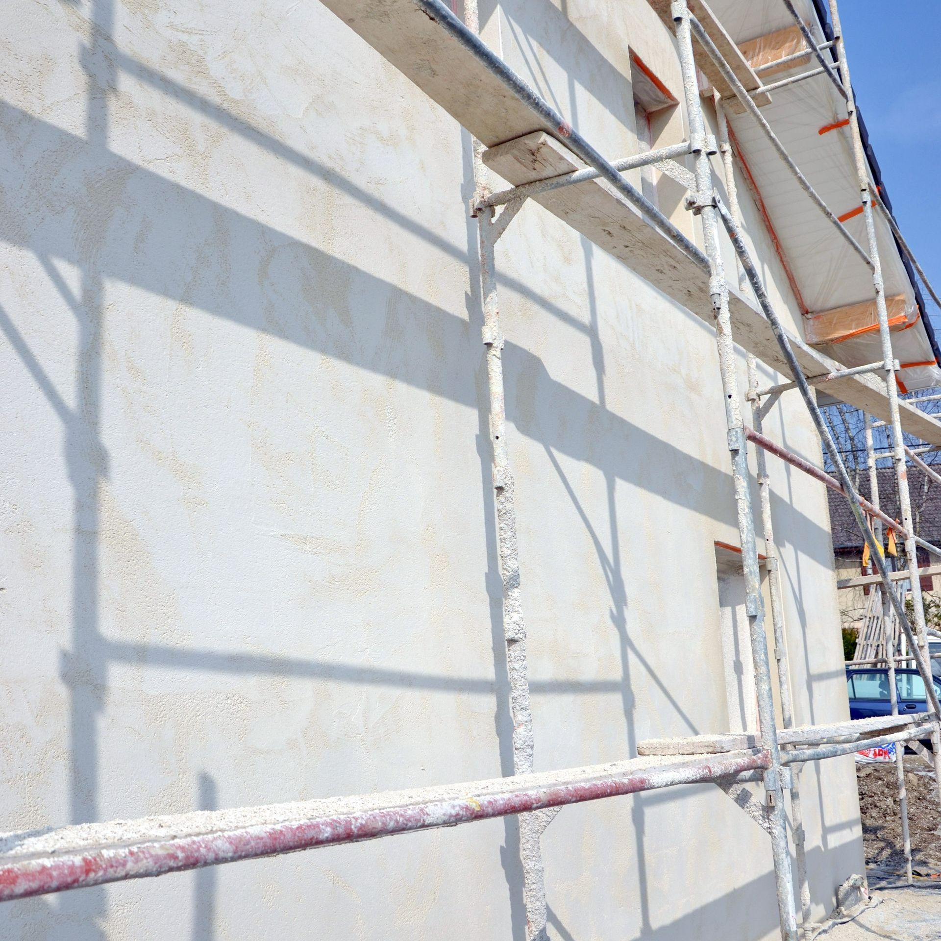 Façade en chantier