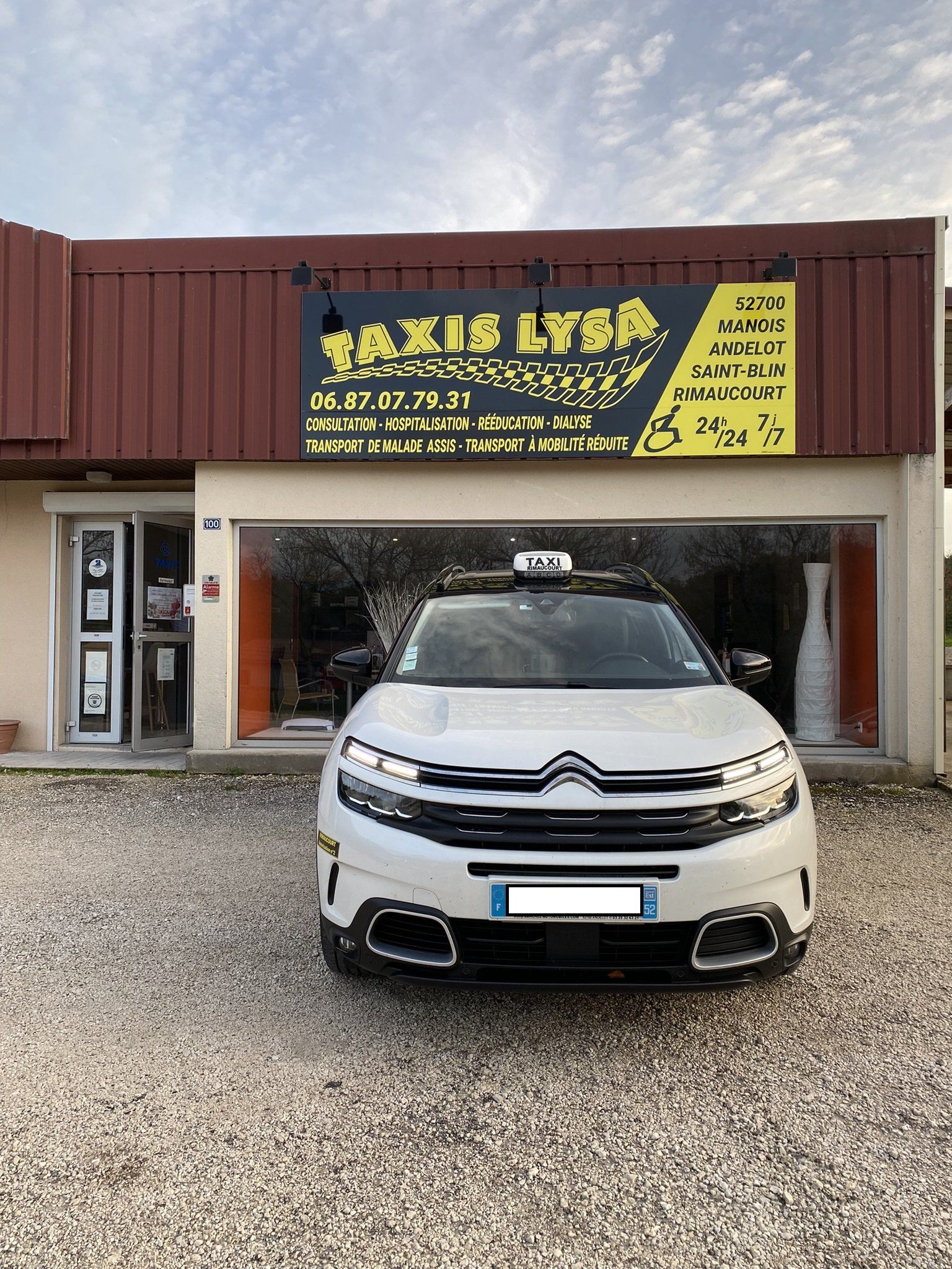 Voiture de taxi Citroën