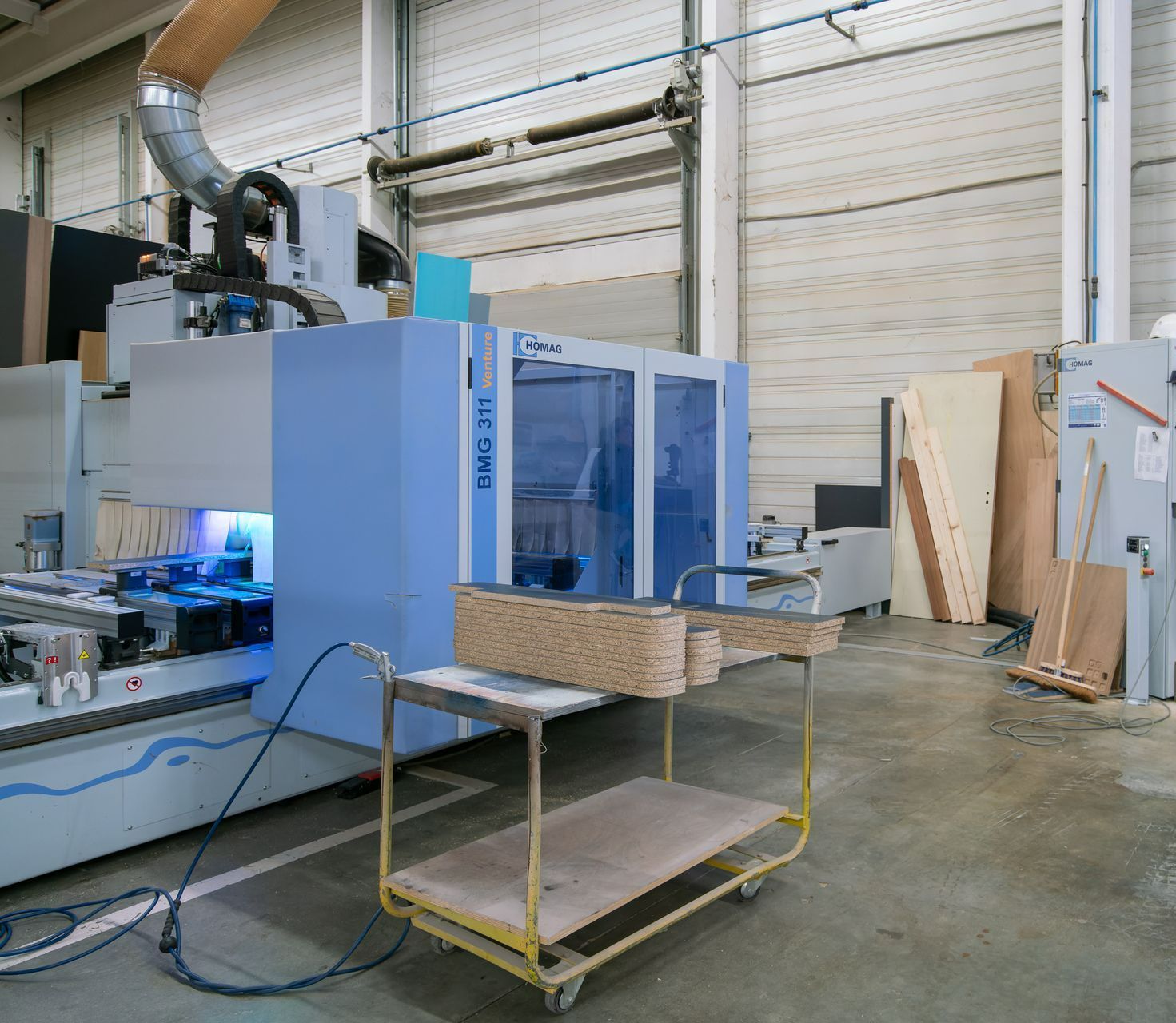 Machine dans l'atelier de l'entreprise Nicolardot