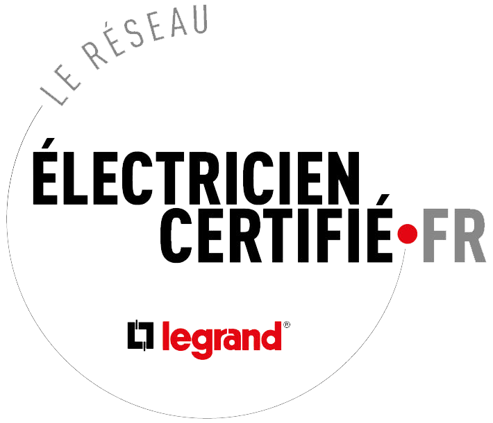 Logo Électricien certifié Legrand