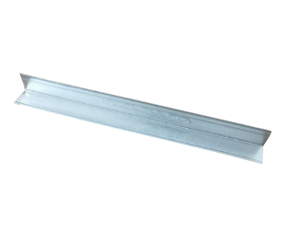Cantoneira de metal, em ângulo, para instalação em drywall.