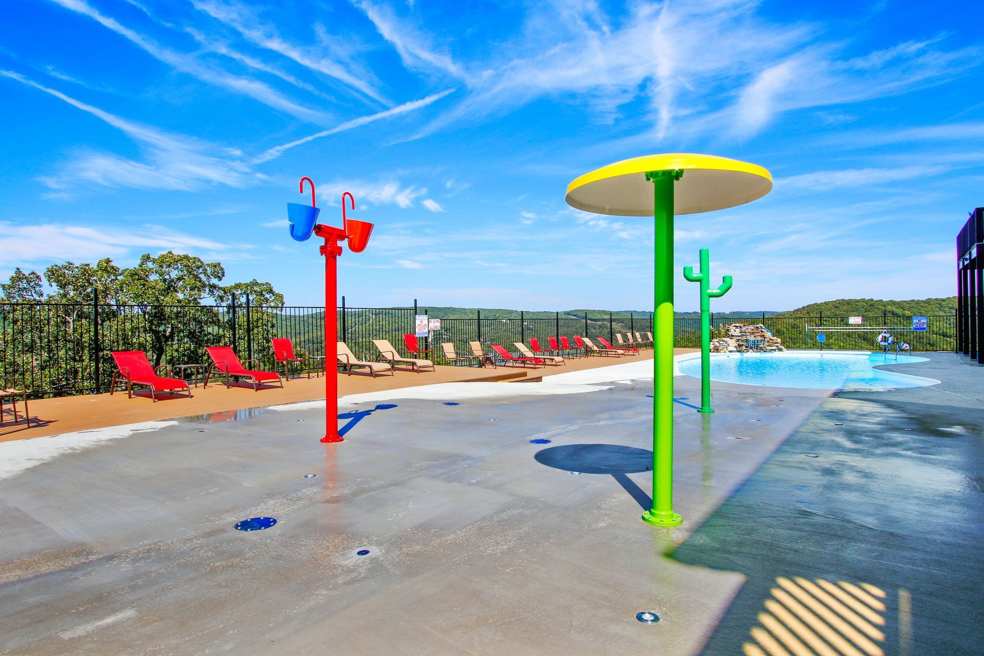Outdoor Splash Pad at Clubhouse