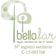 El logotipo de bellolar tiene un árbol.