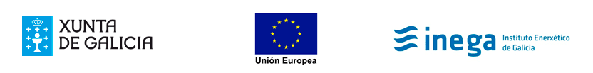 Una imagen borrosa de un logo de la Xunta de Galicia.