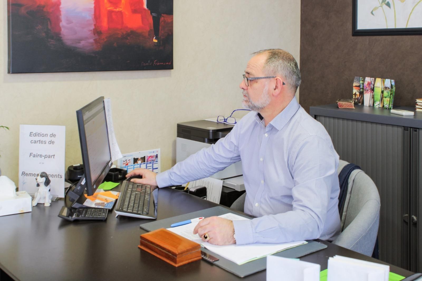 Le directeur des Pompes Funèbres Valdahon & Saône