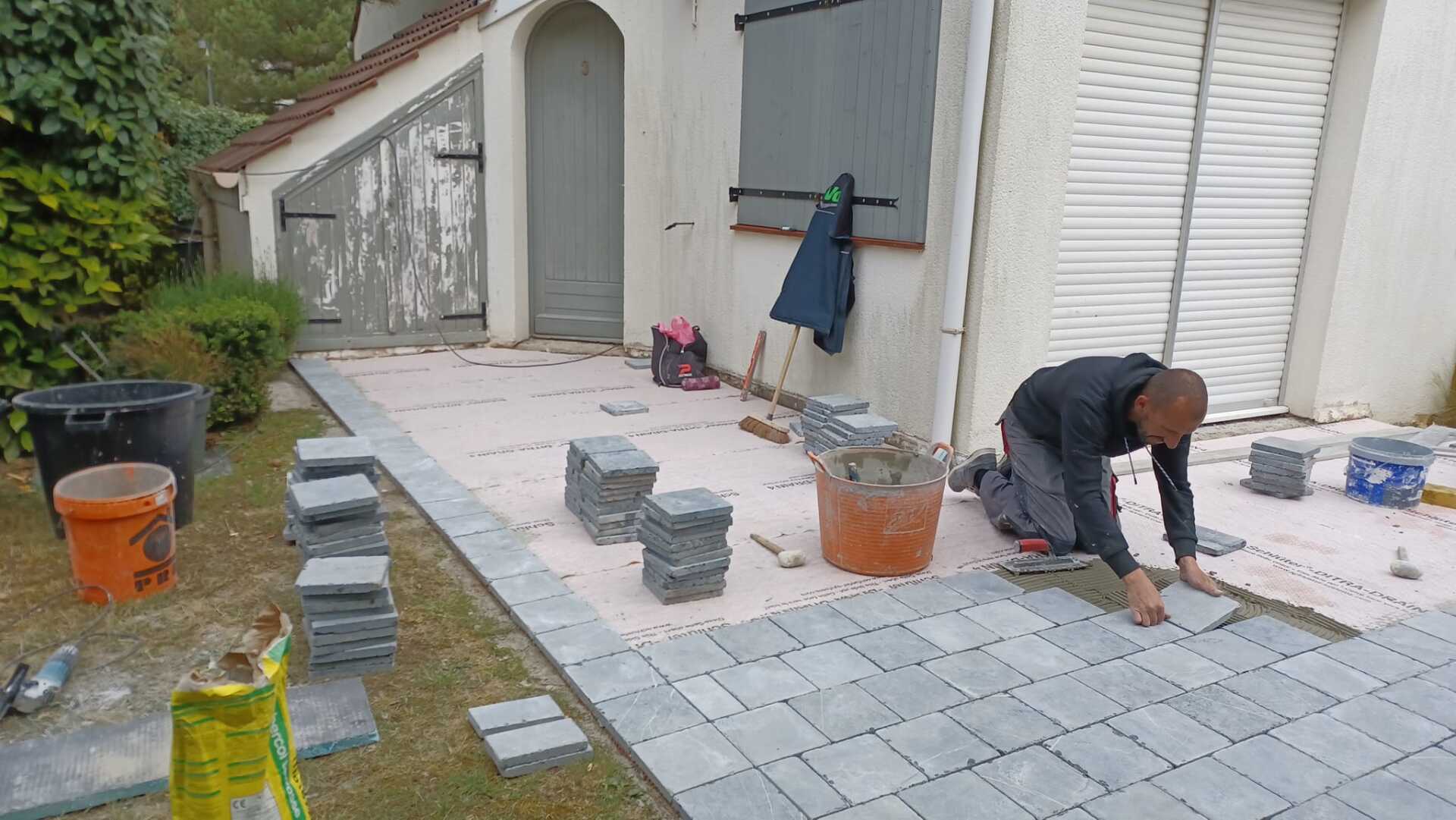 Construction de terrasse