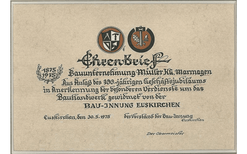 Ein Stück Papier mit deutscher Schrift darauf