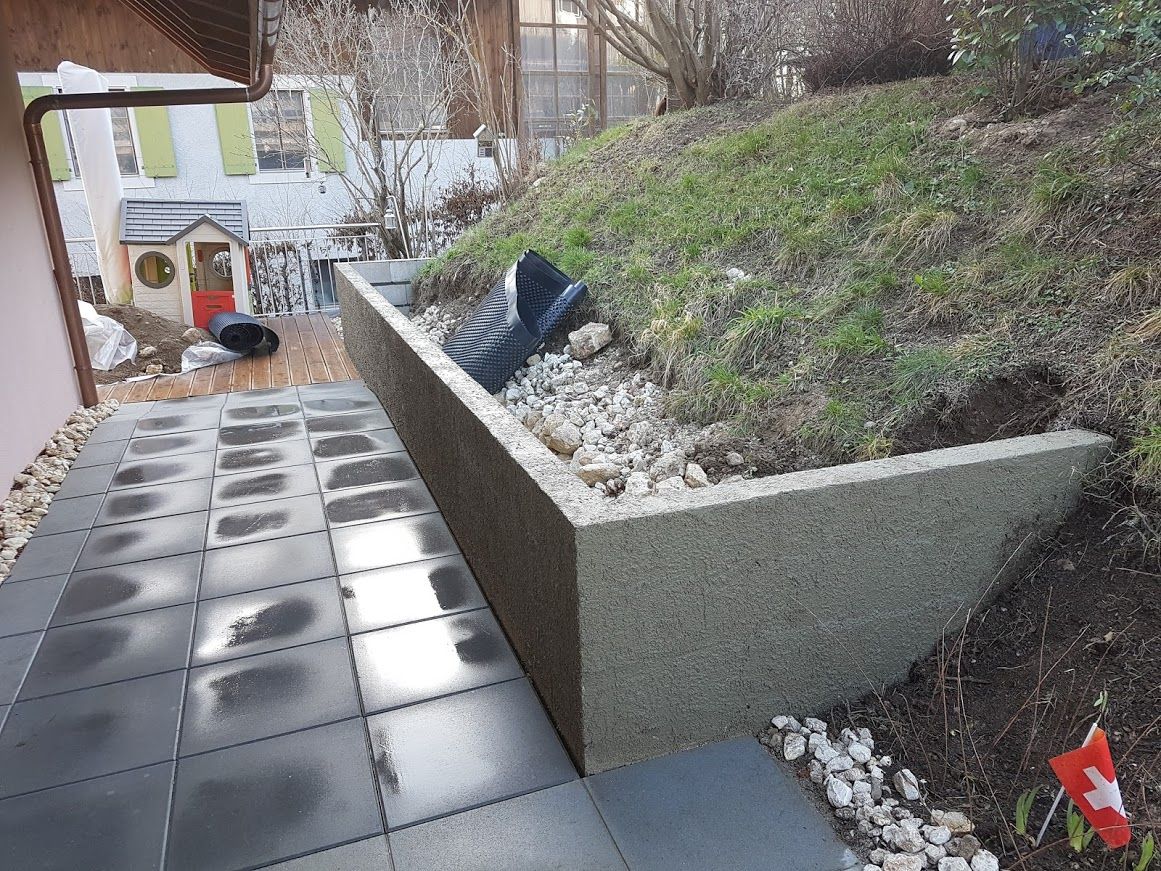 Dallage en béton - LMpaysage