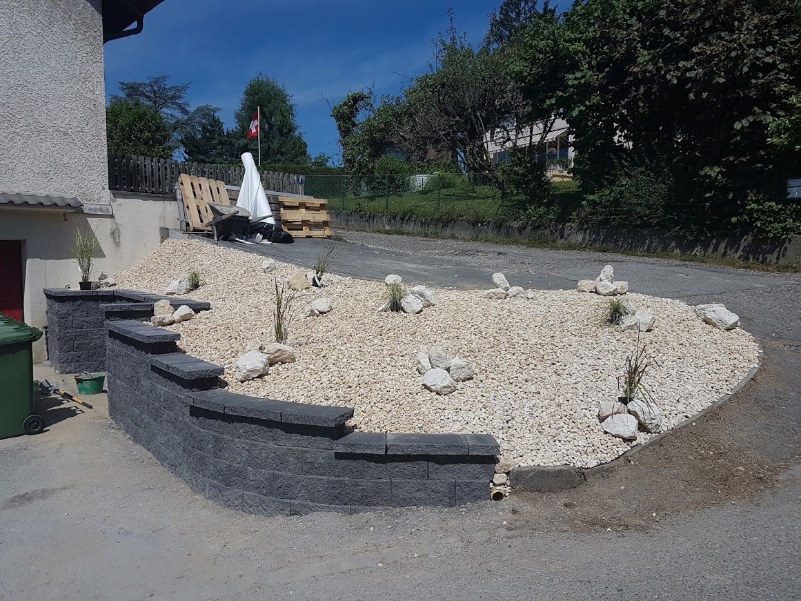 Construction de murs - LMpaysage