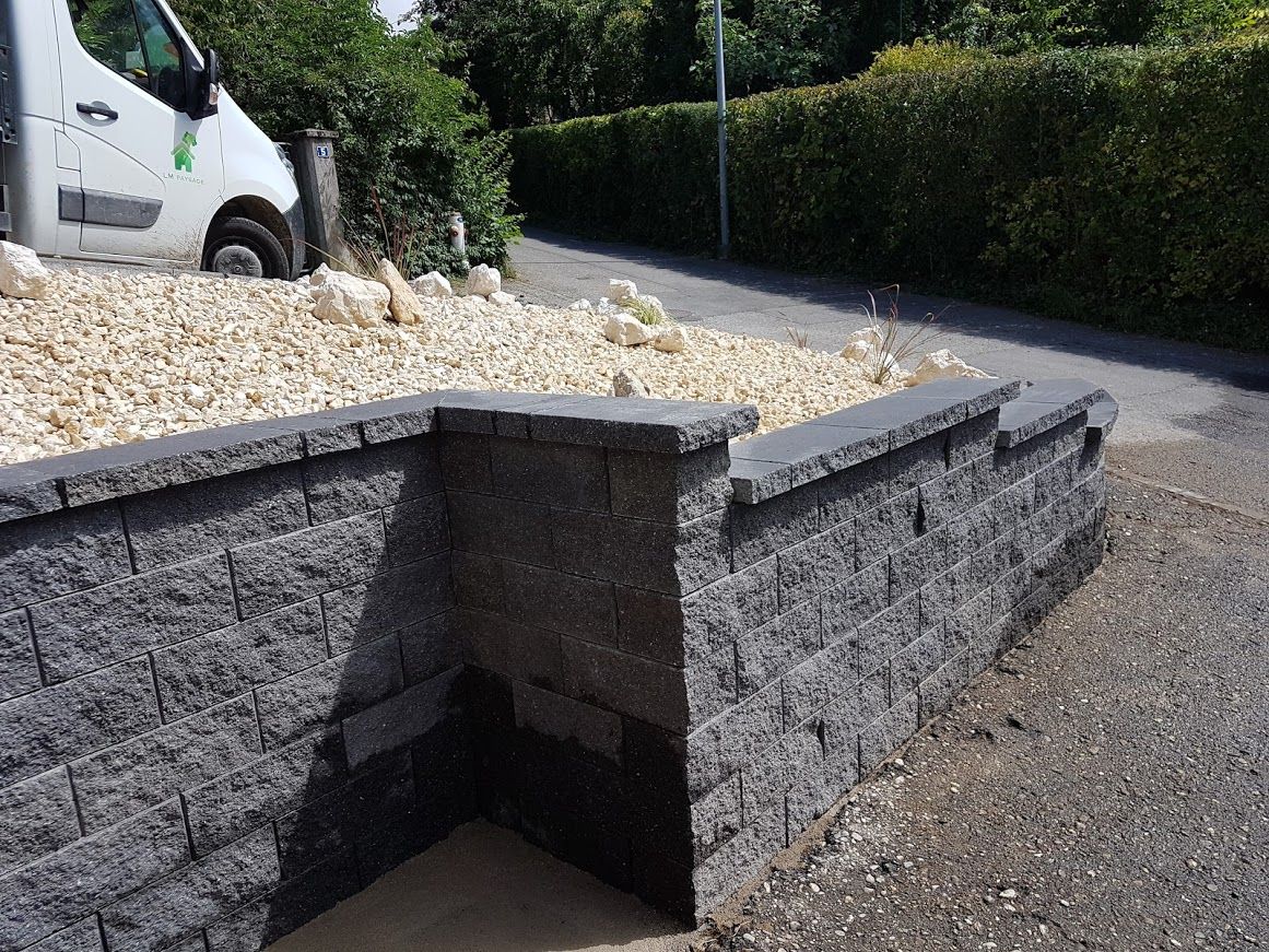 Construction de murs - LMpaysage