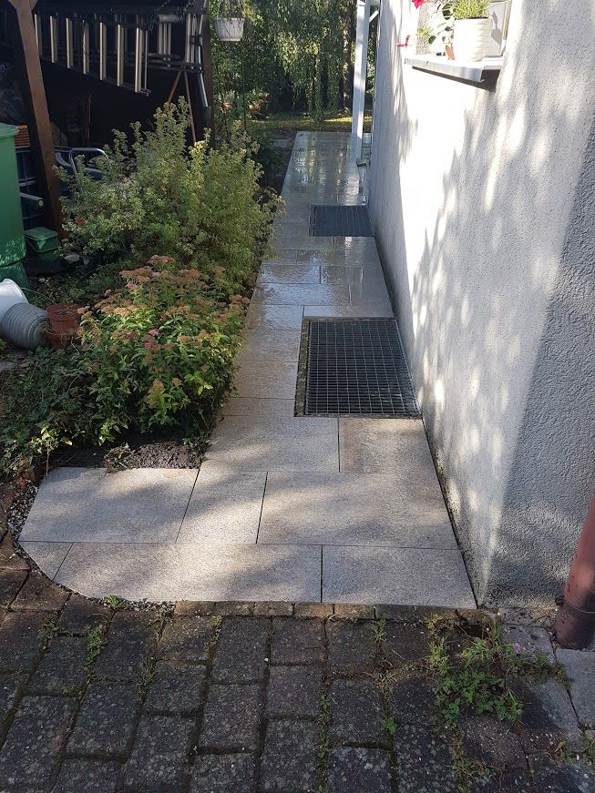 Pose de dalles - LMpaysage