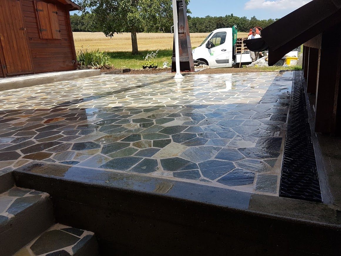 Dalles en céramique