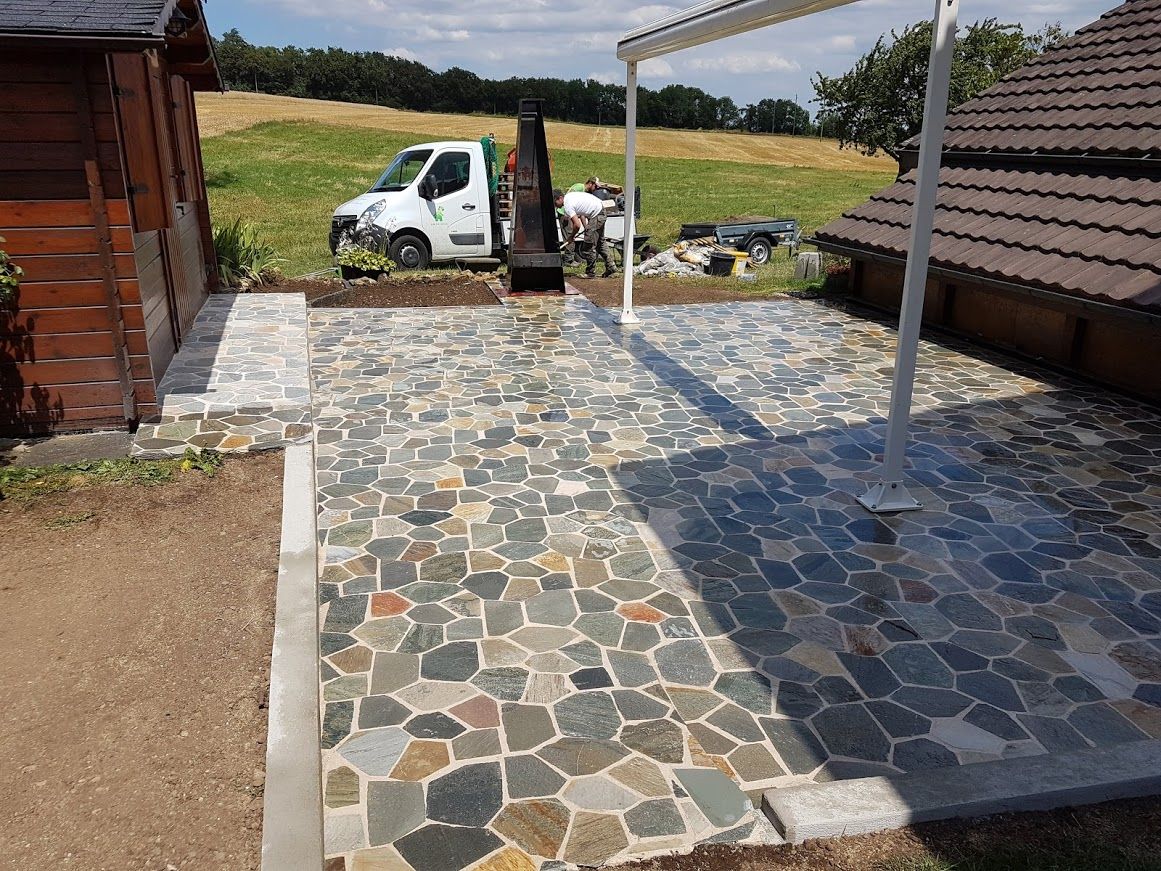 Dalles en céramique