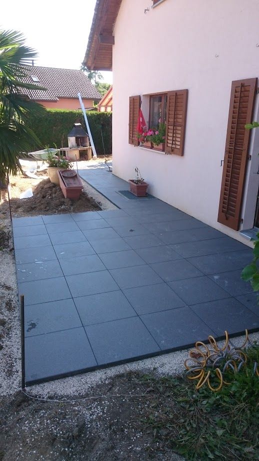 Terrasse en dalles - LMpaysage