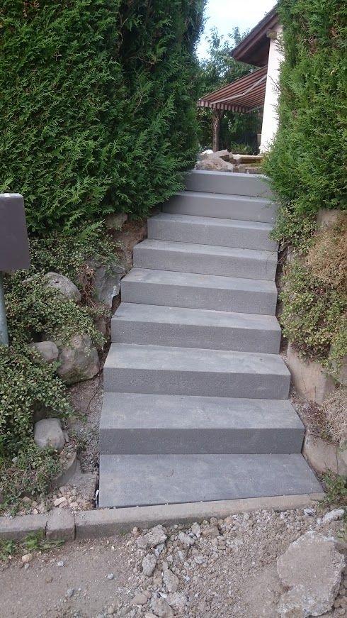 Pose d'escaliers - LMpaysage