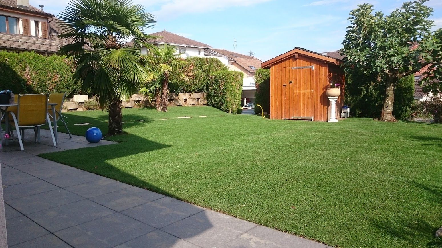 Terrasse eEntretien de jardin - LMpaysagen dalTerrasse en dalles - LMpaysageles - LMpaysage