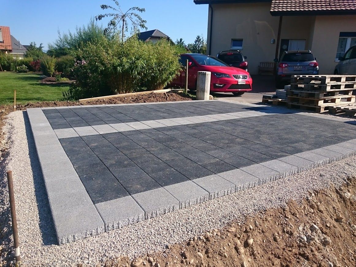 Terrasse en dalles - LMpaysage