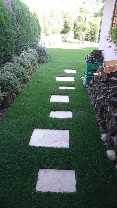 Création d'un chemin de jardin - LMpaysage