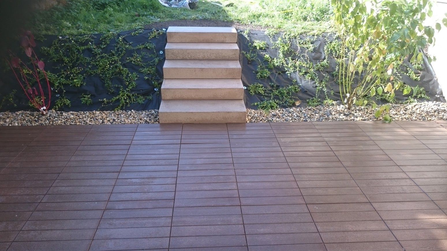 Pose d'escaliers - LMpaysage