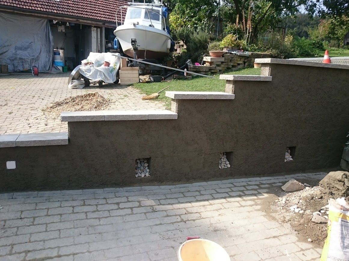 Création d'un mur - LMpaysage