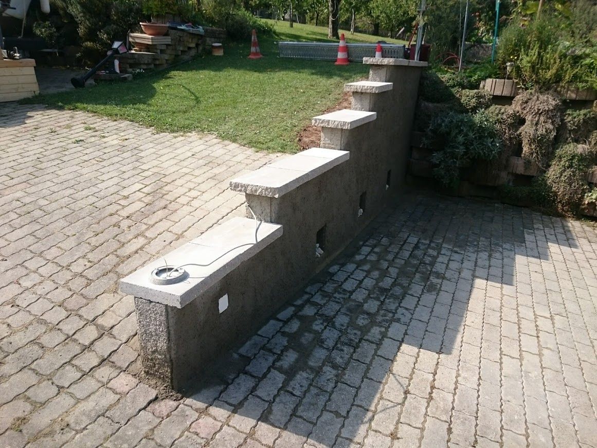 Création d'un mur - LMpaysage