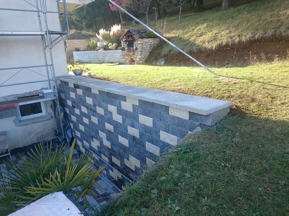 Création de mur - LMpaysage