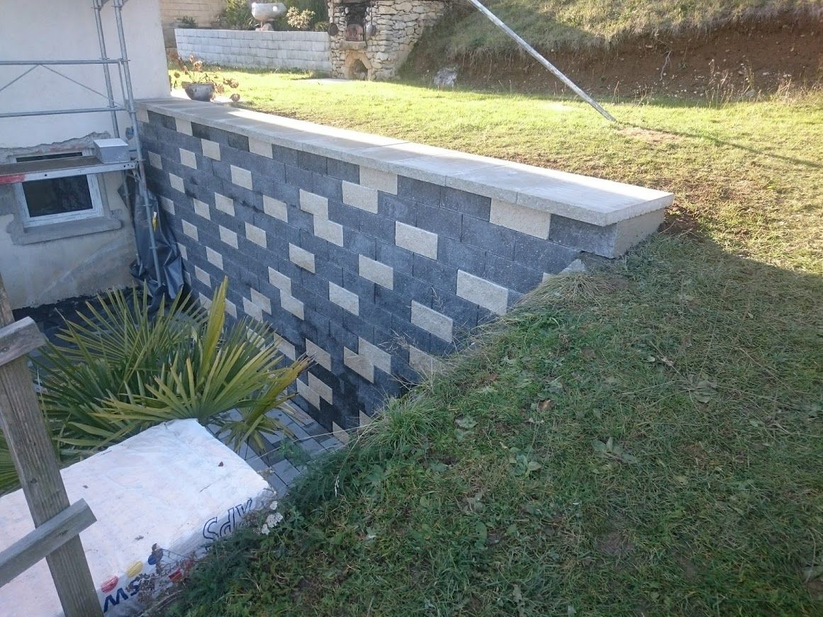 Création de mur - LMpaysage