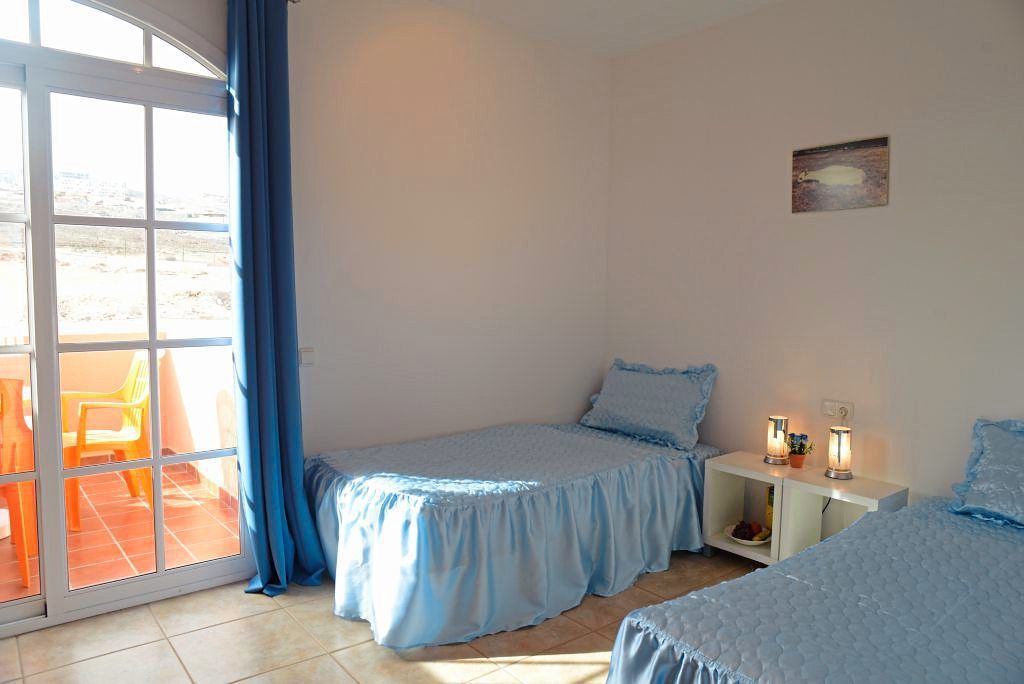 Ferienwohnung Schlafzimmer mit Balkon