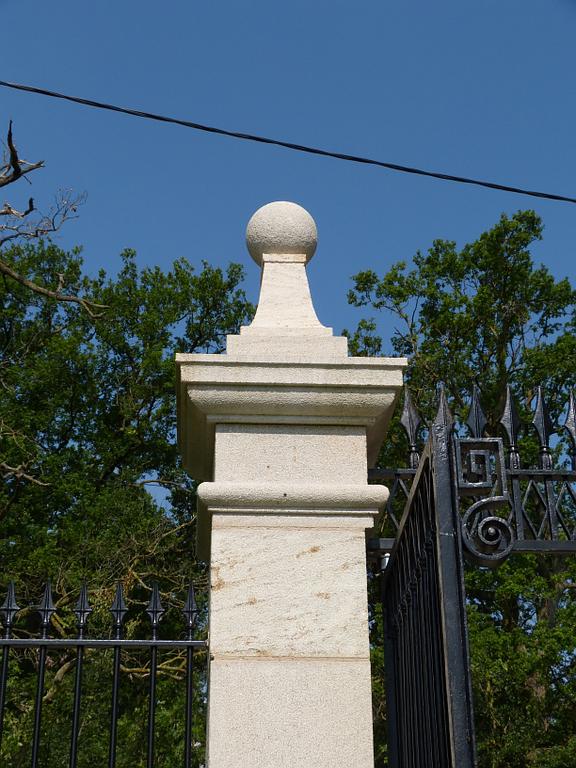 Finition pilier en pierre