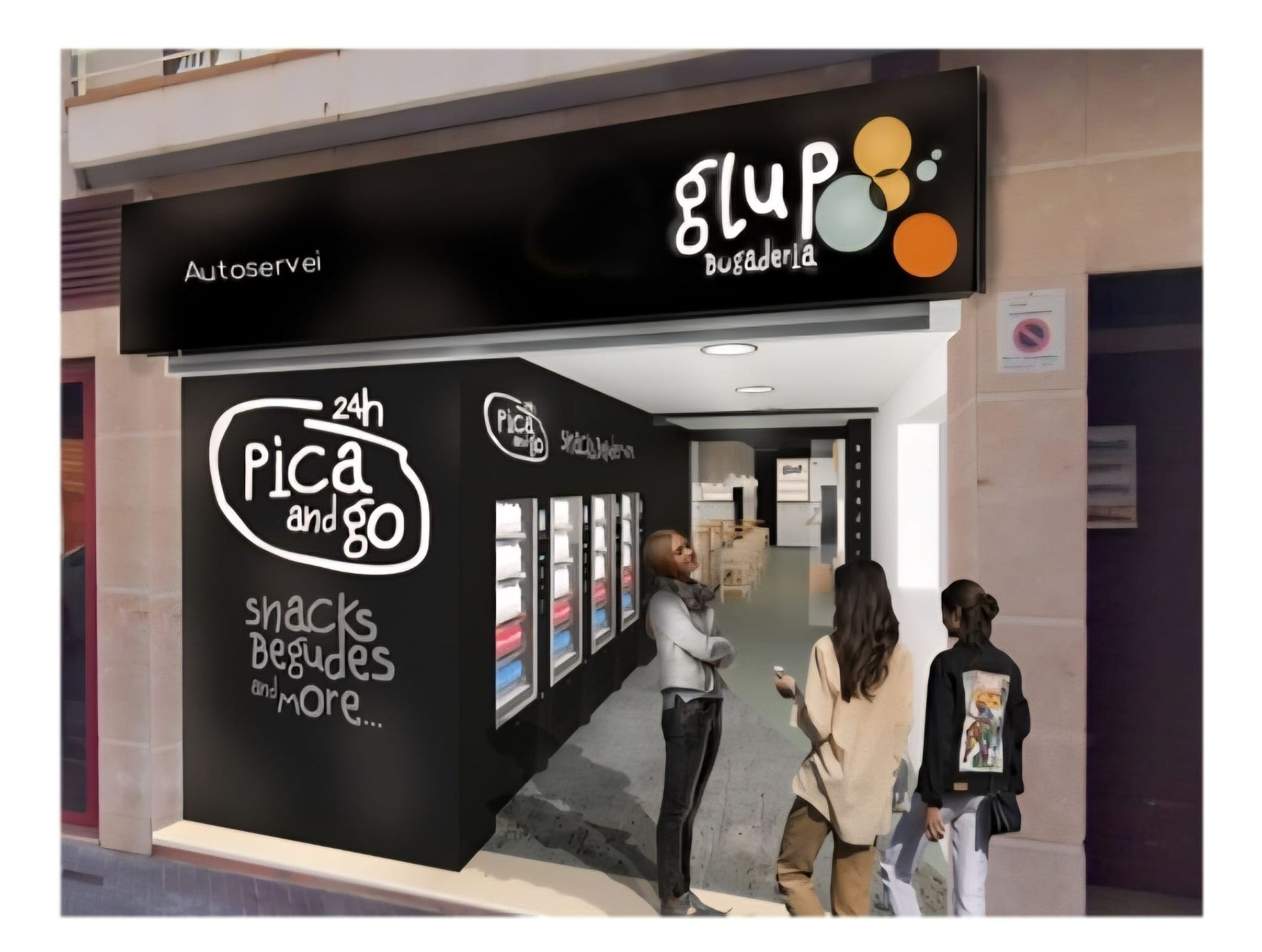 Fachada exterior de Glup Bugaderia