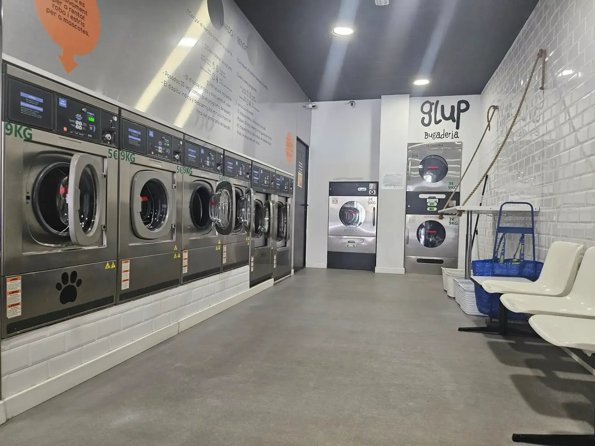 Lavanderia autoservicio de Glup Bugaderia