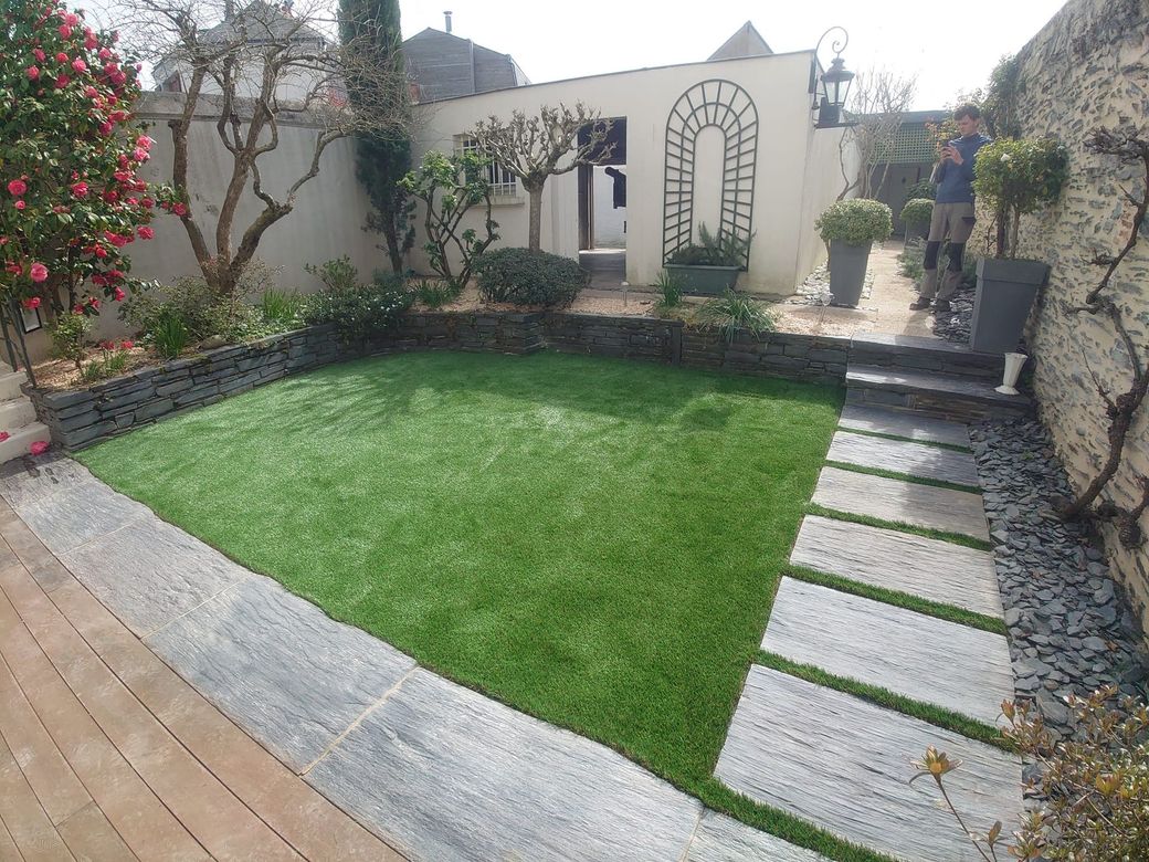 Petit jardin intérieur