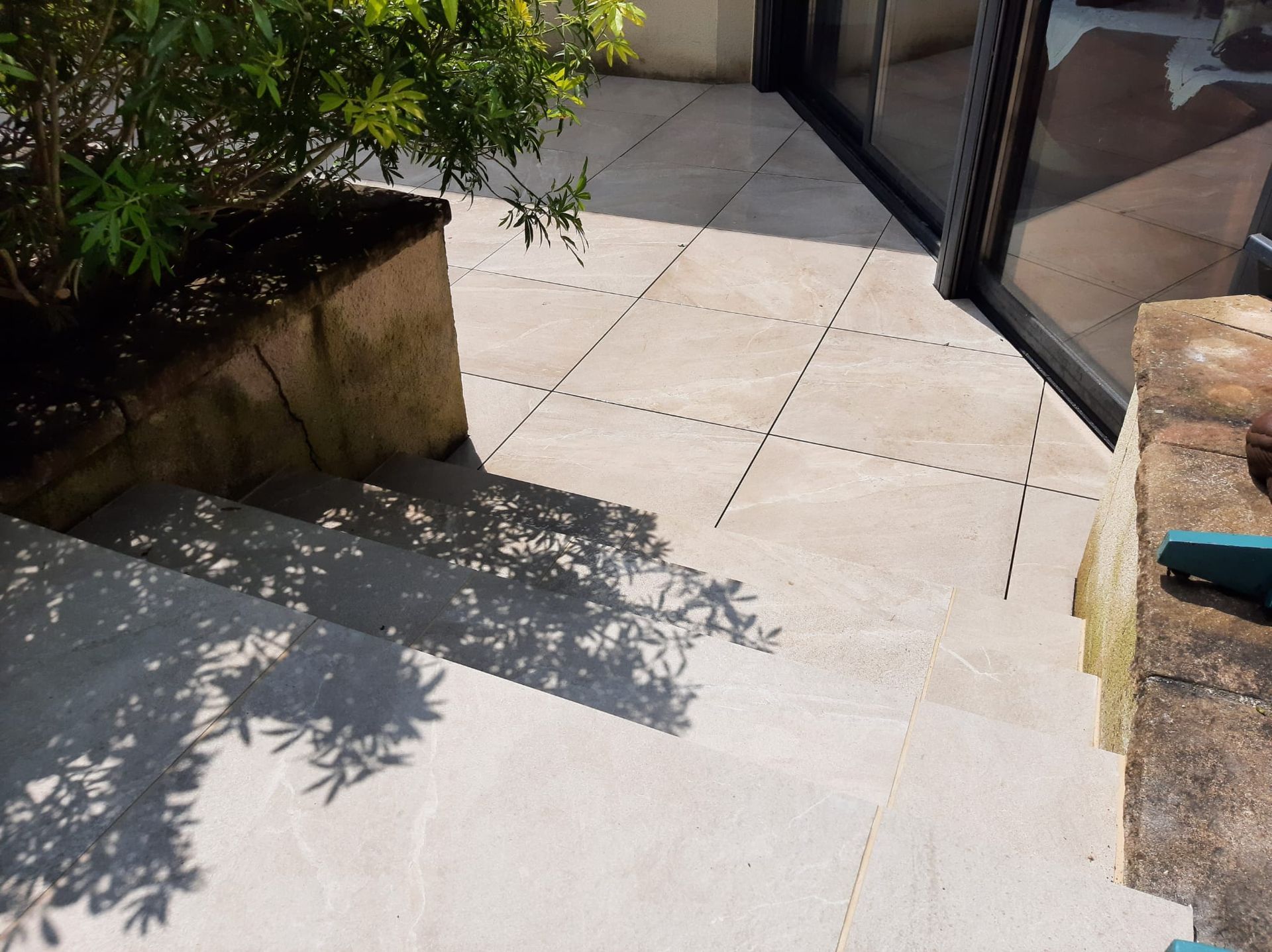 Terrasse carrelage extérieure