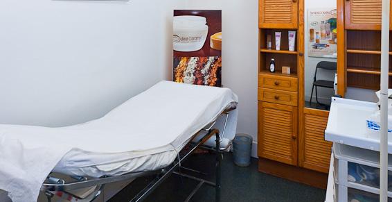 Salle soins du visage