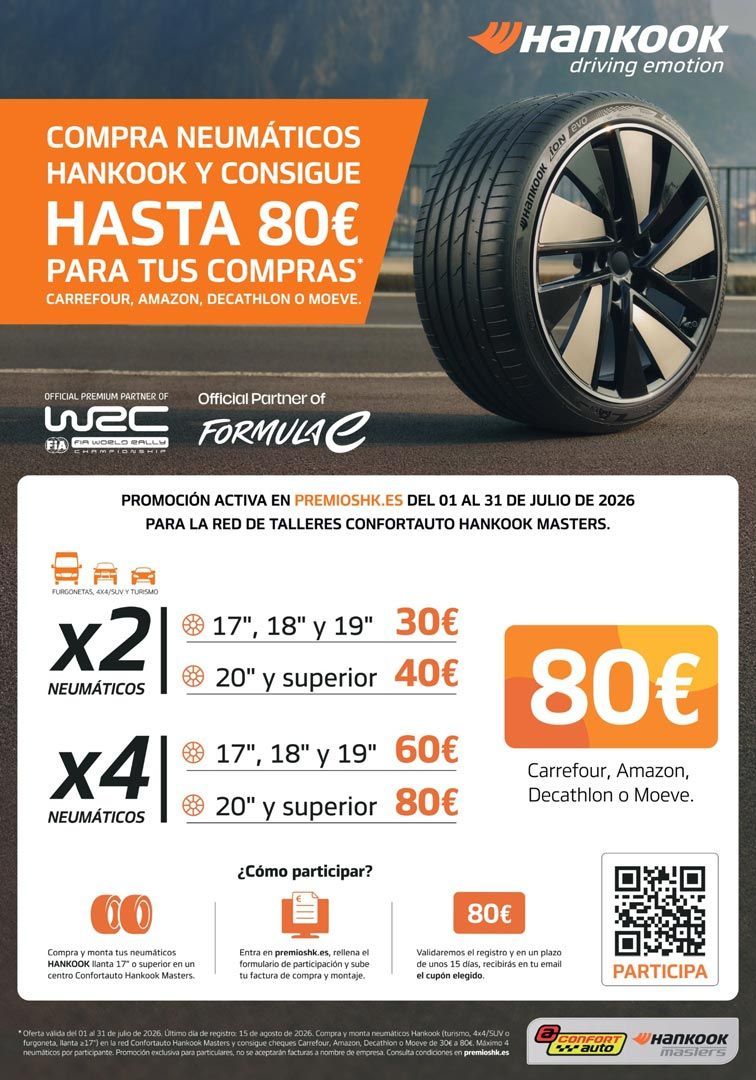 Ofertas hankook Julio 2026
