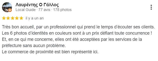 Avis client positif