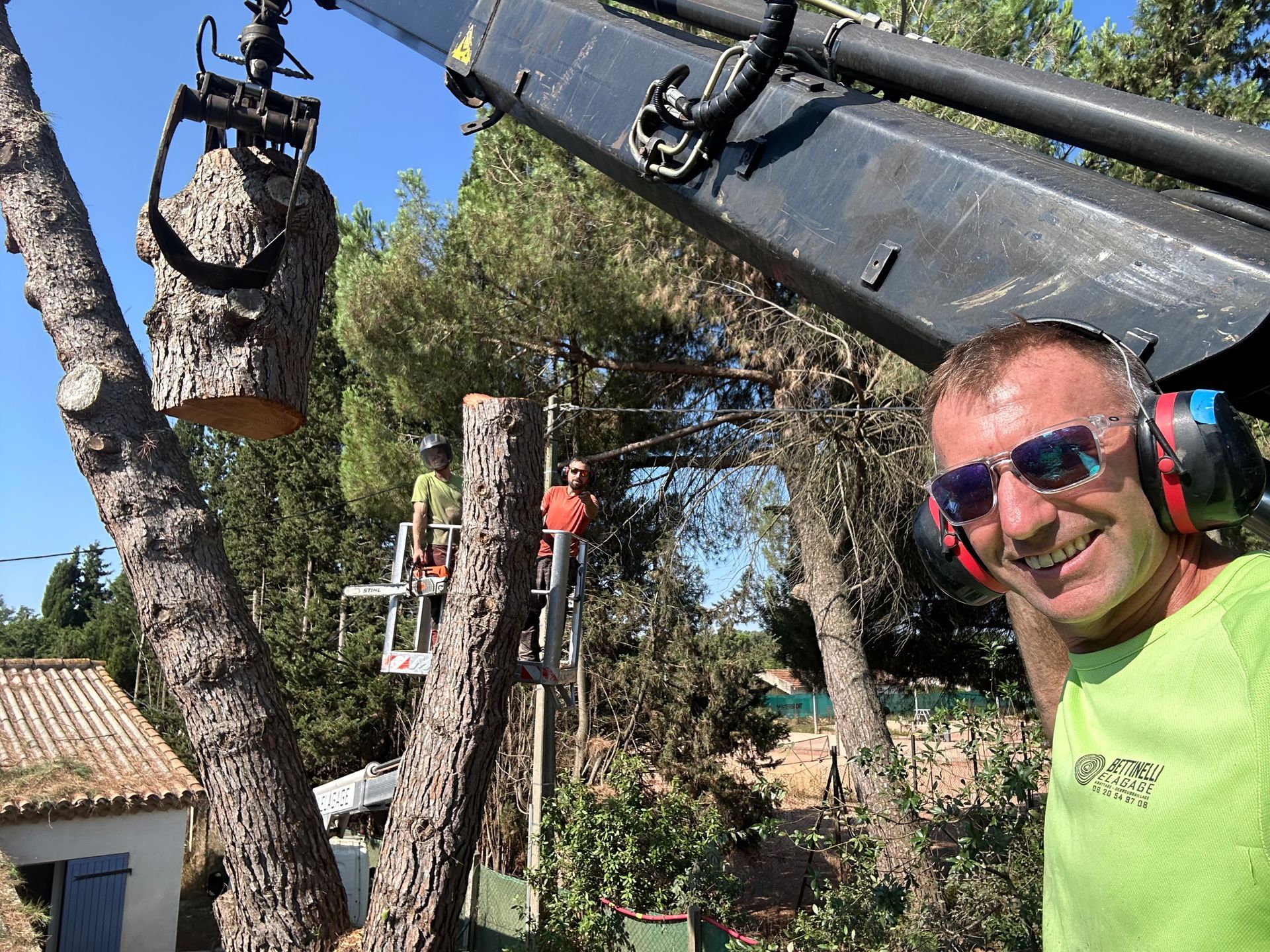 Une équipe d'élagueur