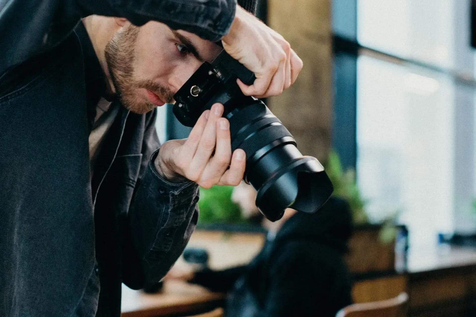 fotograf mit kamera