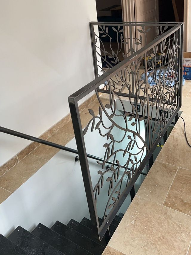 Clôture jardin métallique